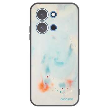 Picasee silikonowe czarne etui na Xiaomi Redmi 15C 4G - Splash