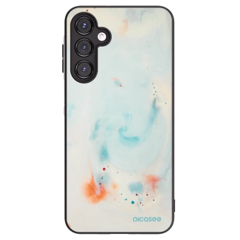 Picasee silikonowe czarne etui na Samsung Galaxy A16 4G - Splash