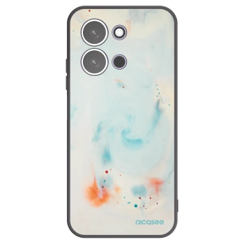 Picasee silikonowe czarne etui na Xiaomi Redmi 15C 5G - Splash