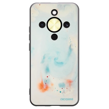Picasee silikonowe czarne etui na Honor Magic8 Lite 5G - Splash