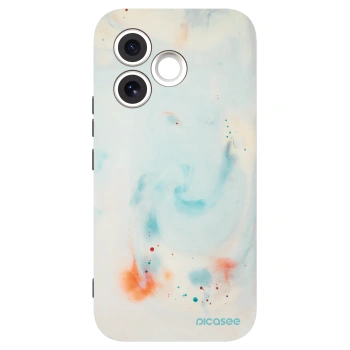 Picasee silikonowe czarne etui na Honor 600 Lite - Splash