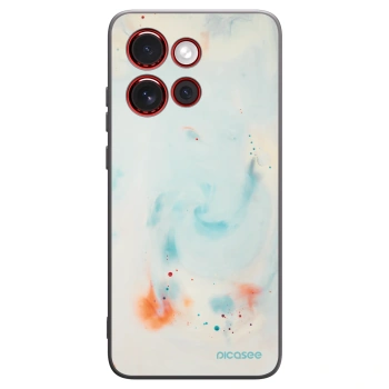 Picasee silikonowe czarne etui na Motorola Edge 60 Neo 5G - Splash