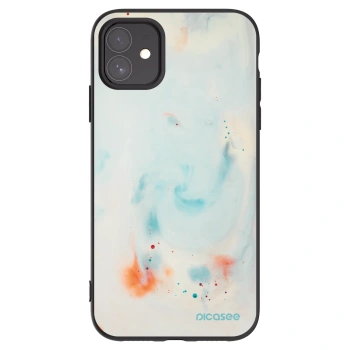 Picasee silikonowe czarne etui na Apple iPhone 11 - Splash
