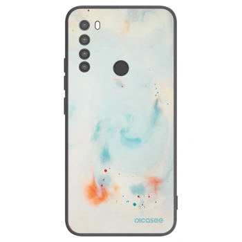 Picasee silikonowe czarne etui na Xiaomi Redmi Note 8 - Splash