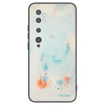 Picasee silikonowe czarne etui na Xiaomi Mi Note 10 (Pro) - Splash