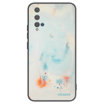 Picasee silikonowe czarne etui na Huawei Nova 5T - Splash