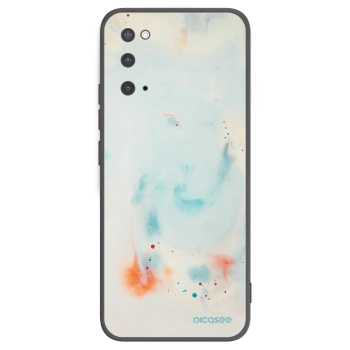 Picasee silikonowe czarne etui na Samsung Galaxy S20 G980F - Splash