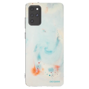 Picasee silikonowe przeźroczyste etui na Samsung Galaxy S20+ G985F - Splash