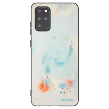 Picasee silikonowe czarne etui na Samsung Galaxy S20+ G985F - Splash