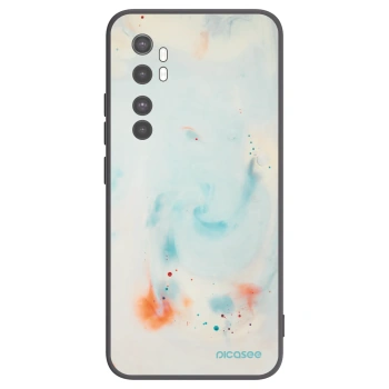Picasee silikonowe czarne etui na Xiaomi Mi Note 10 Lite - Splash