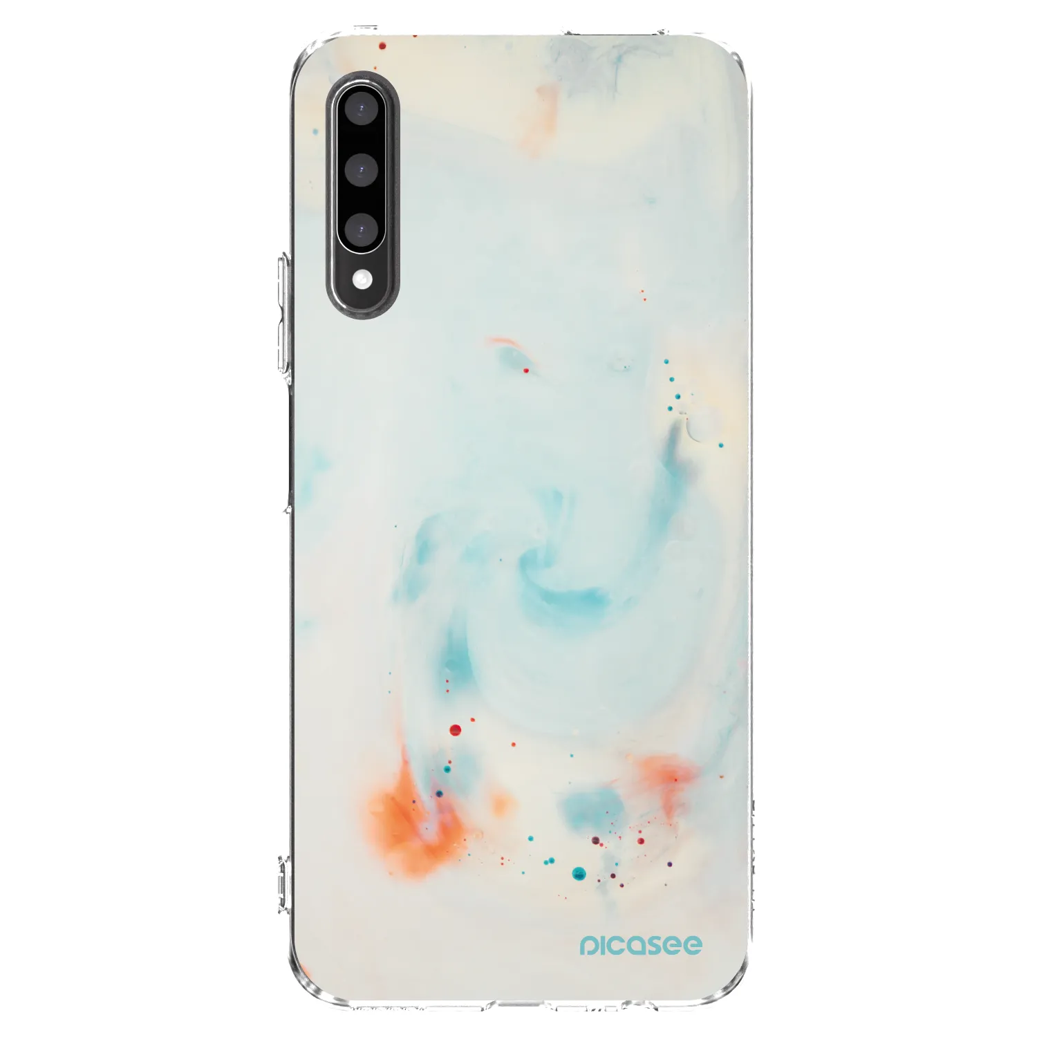 Picasee silikonowe przeźroczyste etui na Honor 9X Pro - Splash