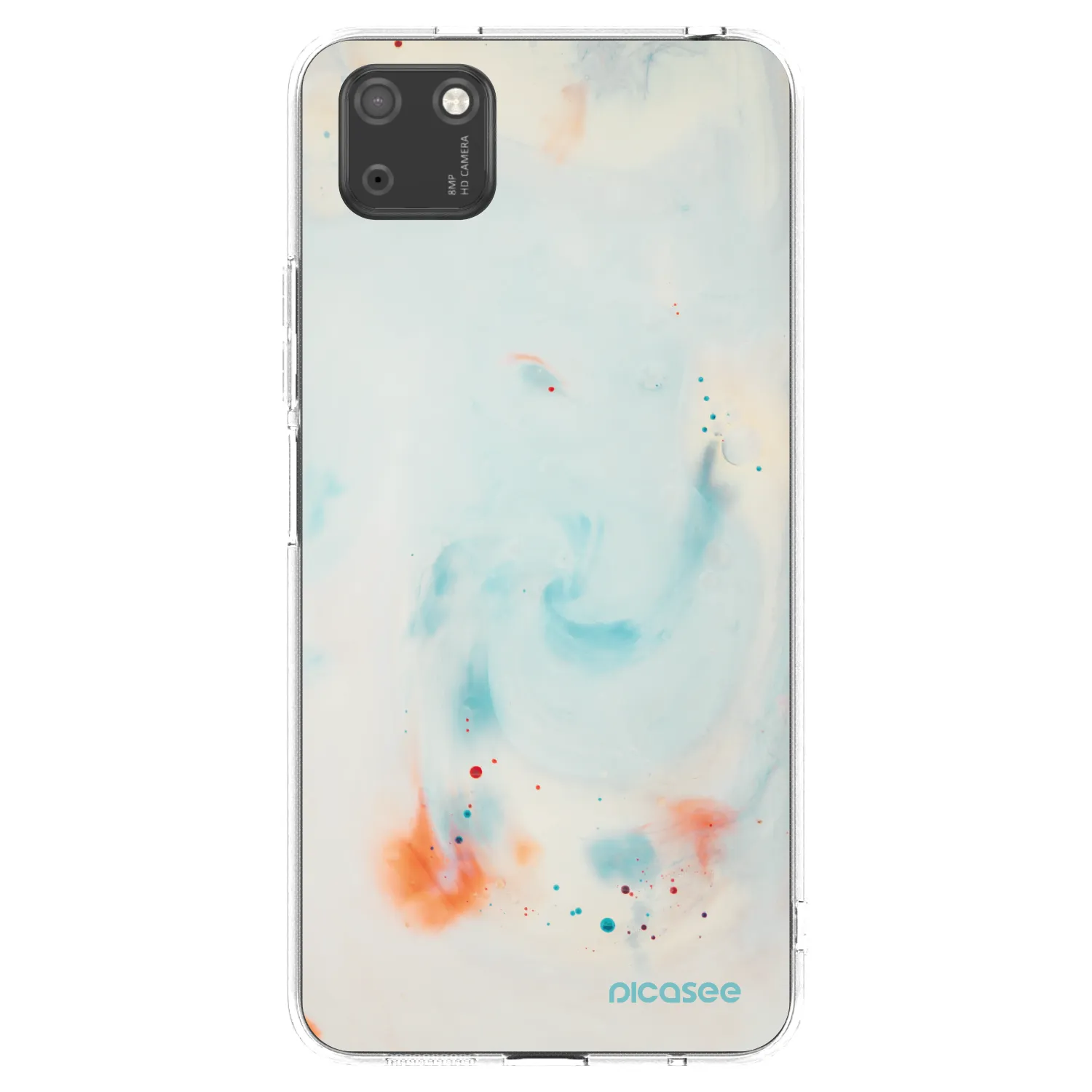 Picasee silikonowe przeźroczyste etui na Huawei Y5P - Splash