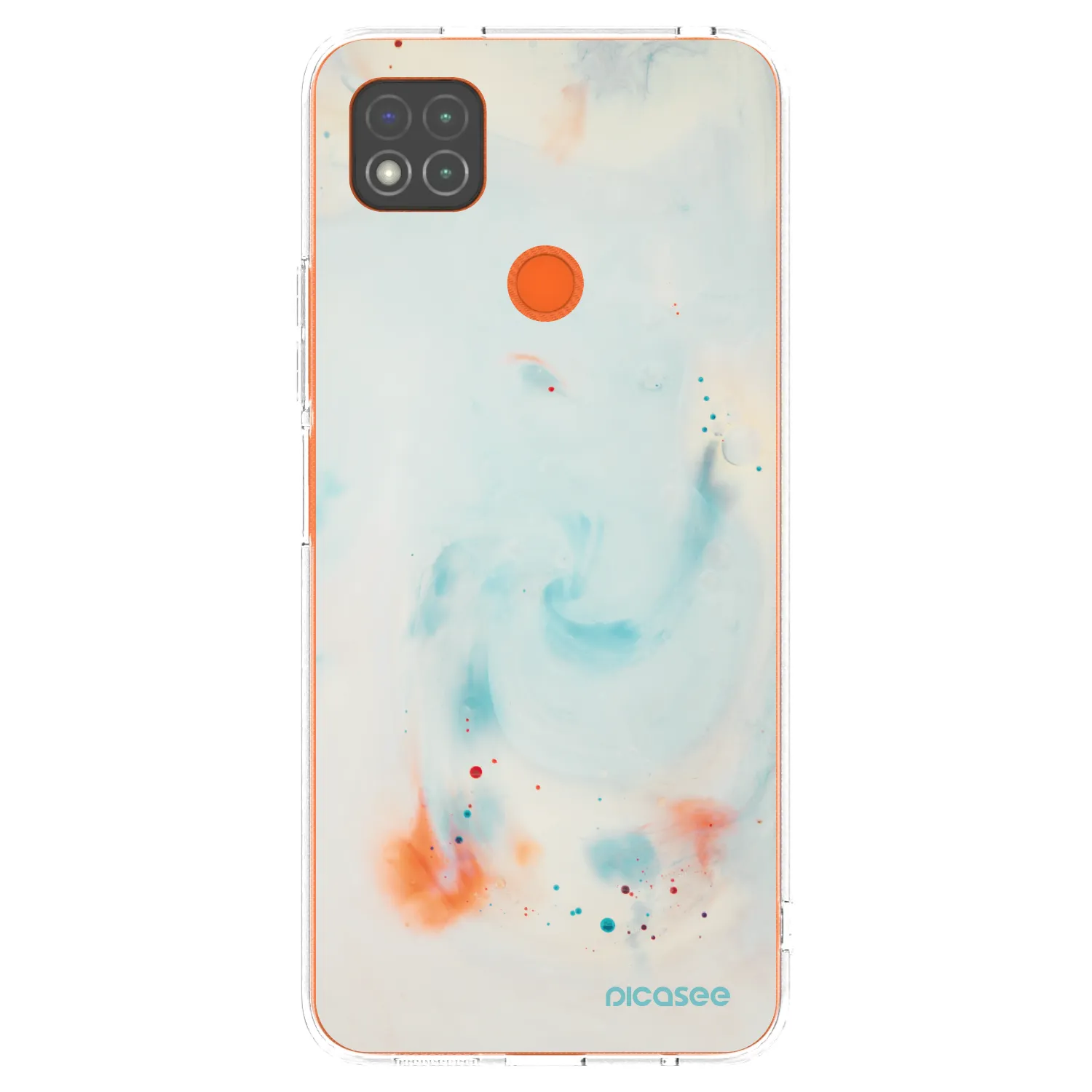 Picasee silikonowe przeźroczyste etui na Xiaomi Redmi 9C - Splash