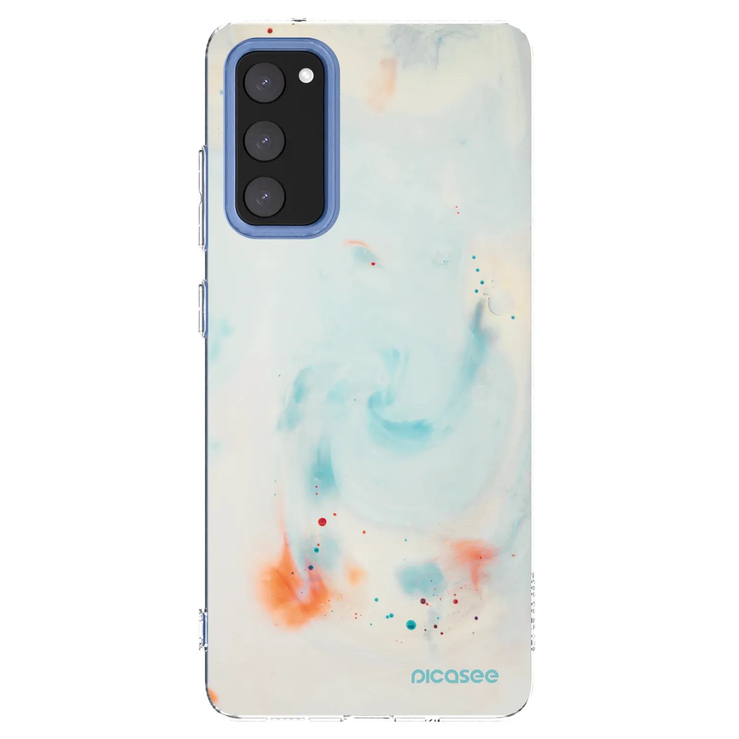 Picasee silikonowe przeźroczyste etui na Samsung Galaxy S20 FE - Splash