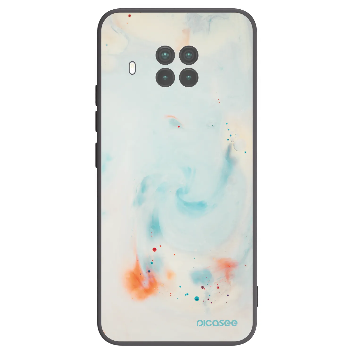 Picasee silikonowe czarne etui na Xiaomi Mi 10T Lite - Splash