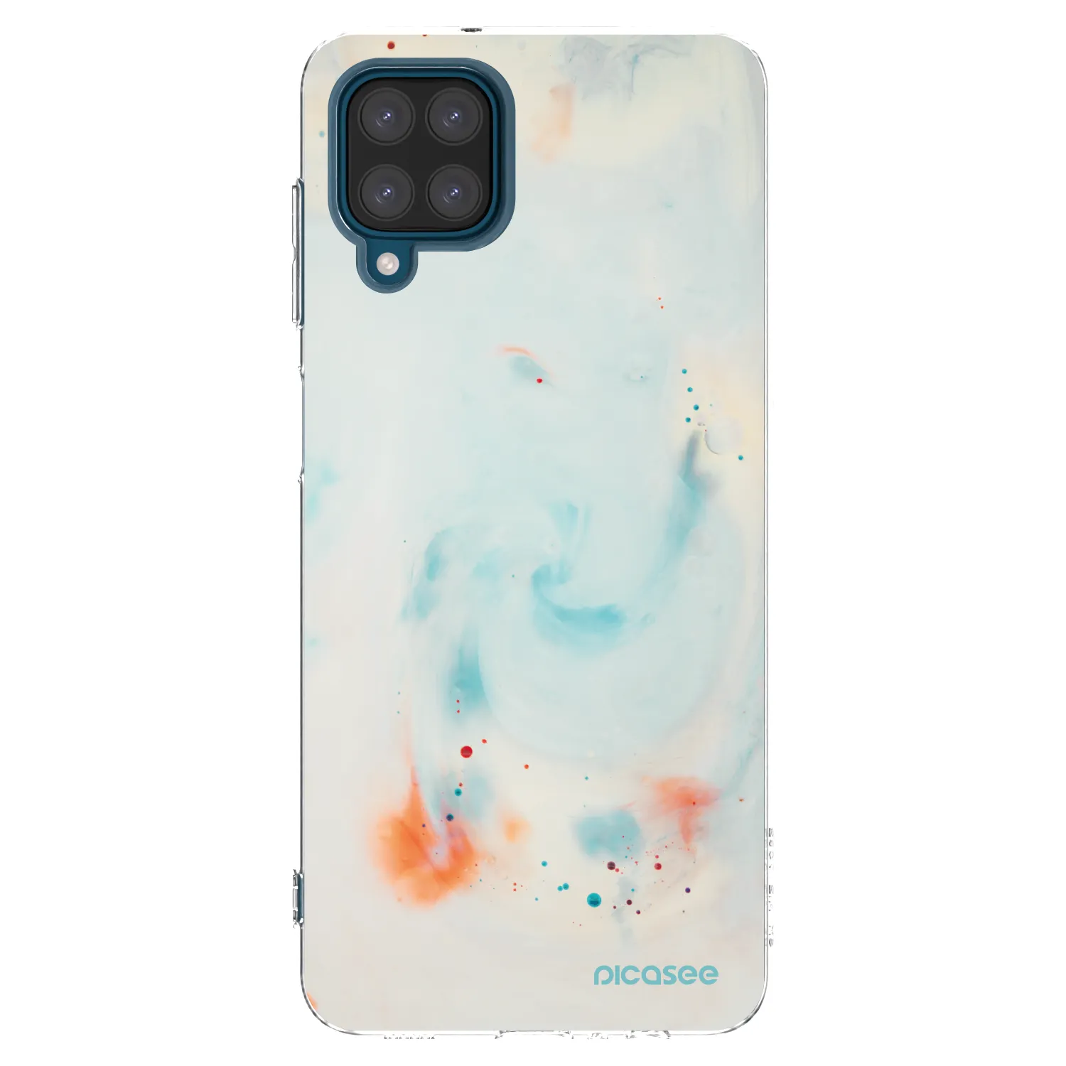 Picasee silikonowe przeźroczyste etui na Samsung Galaxy A12 A125F - Splash