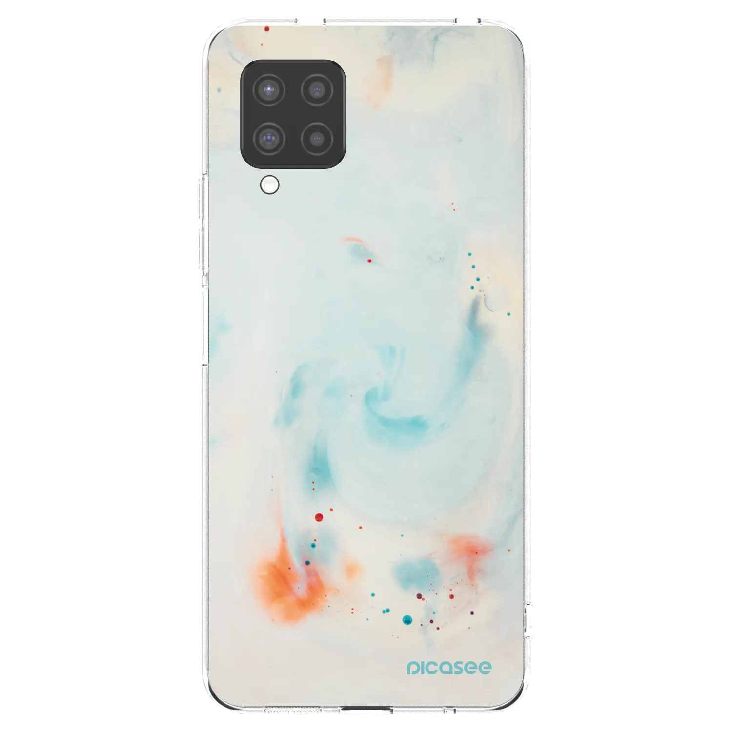Picasee silikonowe przeźroczyste etui na Samsung Galaxy A42 A426B - Splash