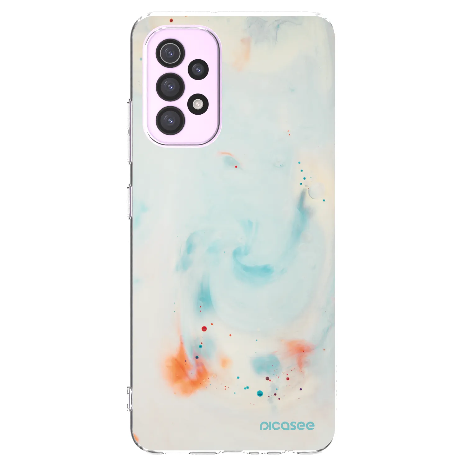 Picasee silikonowe przeźroczyste etui na Samsung Galaxy A32 5G A326B - Splash