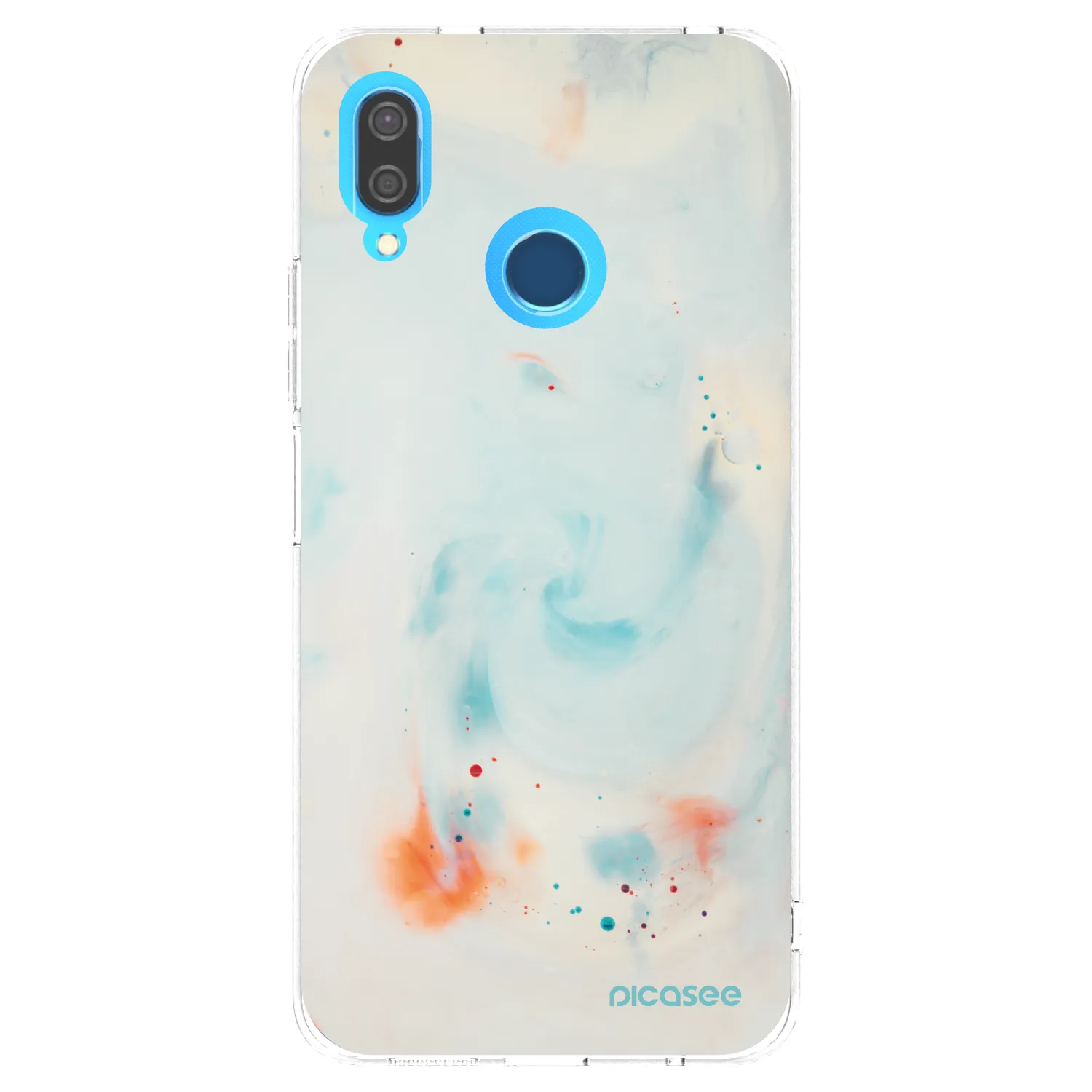 Picasee silikonowe przeźroczyste etui na Huawei P20 Lite - Splash
