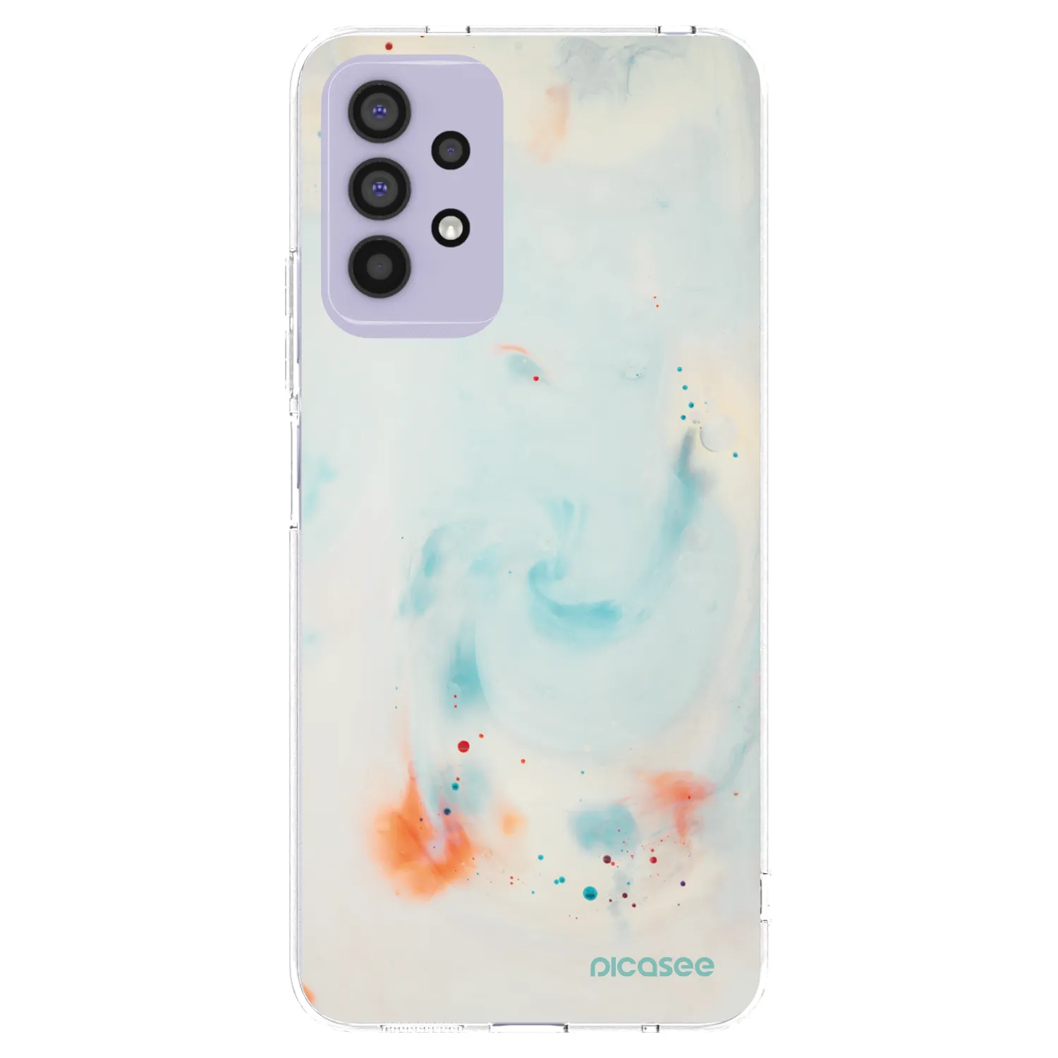 Picasee silikonowe przeźroczyste etui na Samsung Galaxy A32 4G SM-A325F - Splash