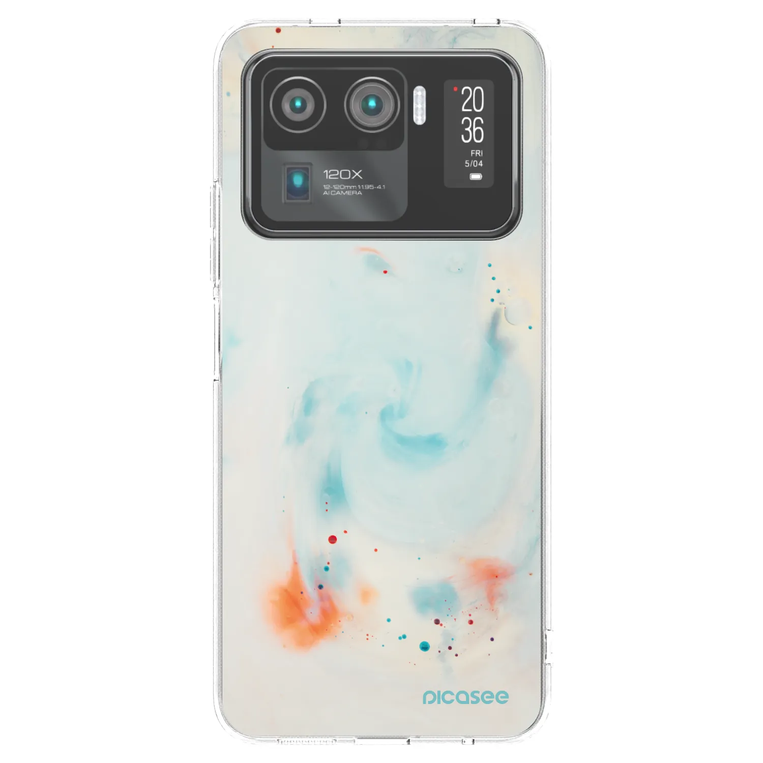 Picasee silikonowe przeźroczyste etui na Xiaomi Mi 11 Ultra - Splash