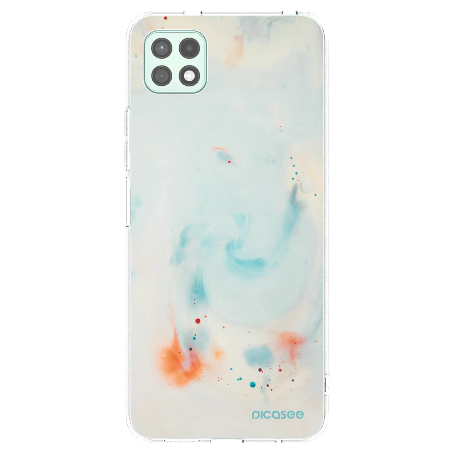 Picasee silikonowe przeźroczyste etui na Samsung Galaxy A22 A226B 5G - Splash