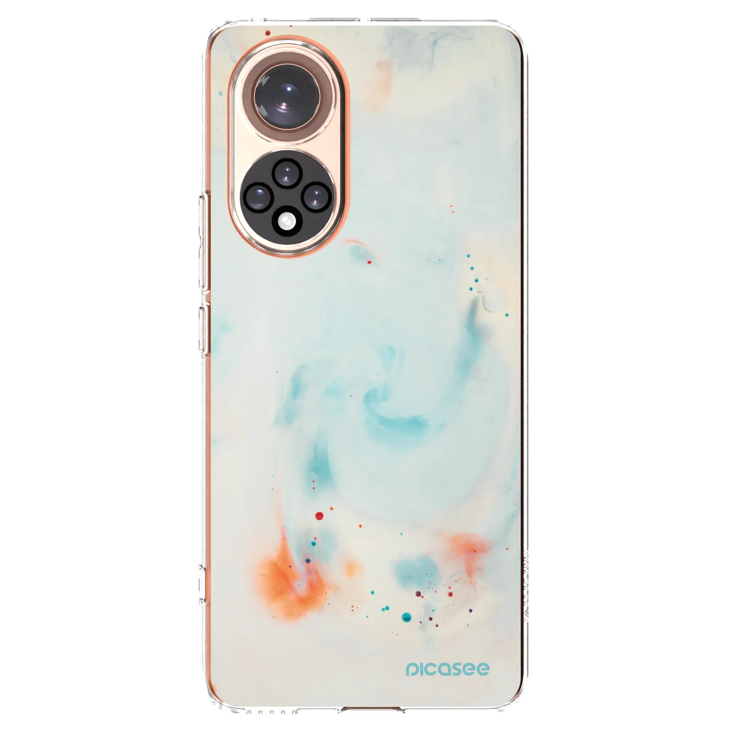 Picasee silikonowe przeźroczyste etui na Honor 50 5G - Splash
