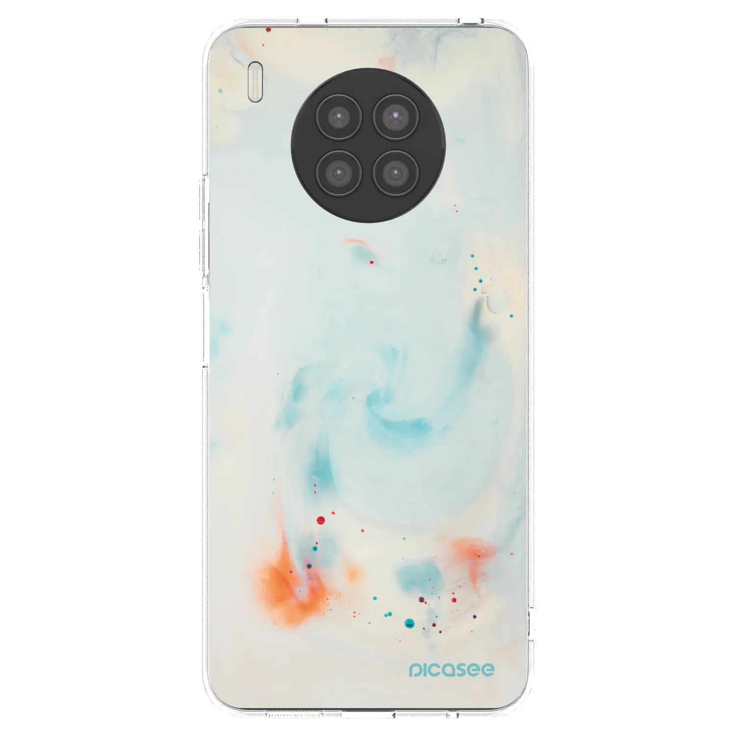 Picasee silikonowe przeźroczyste etui na Huawei Nova 8i - Splash