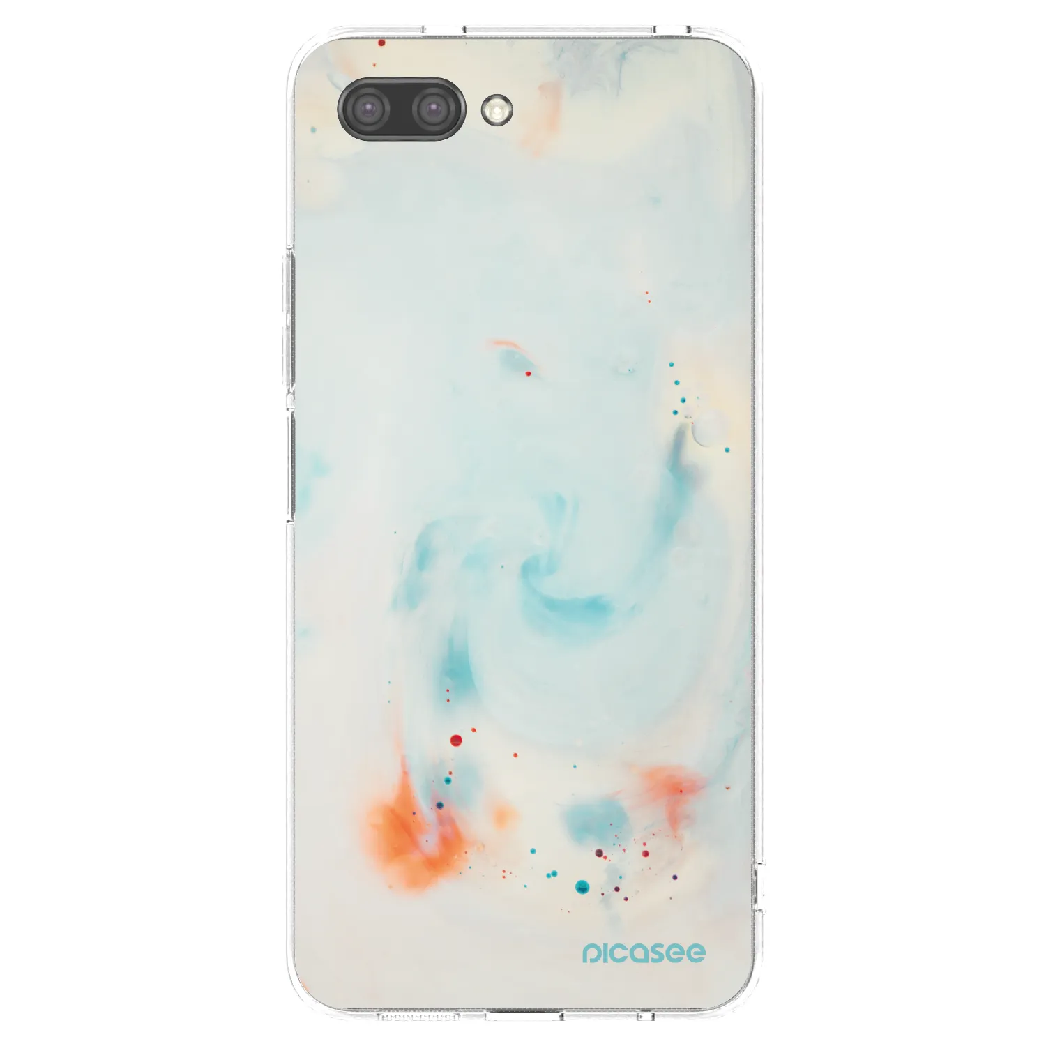 Picasee silikonowe przeźroczyste etui na Honor 10 - Splash