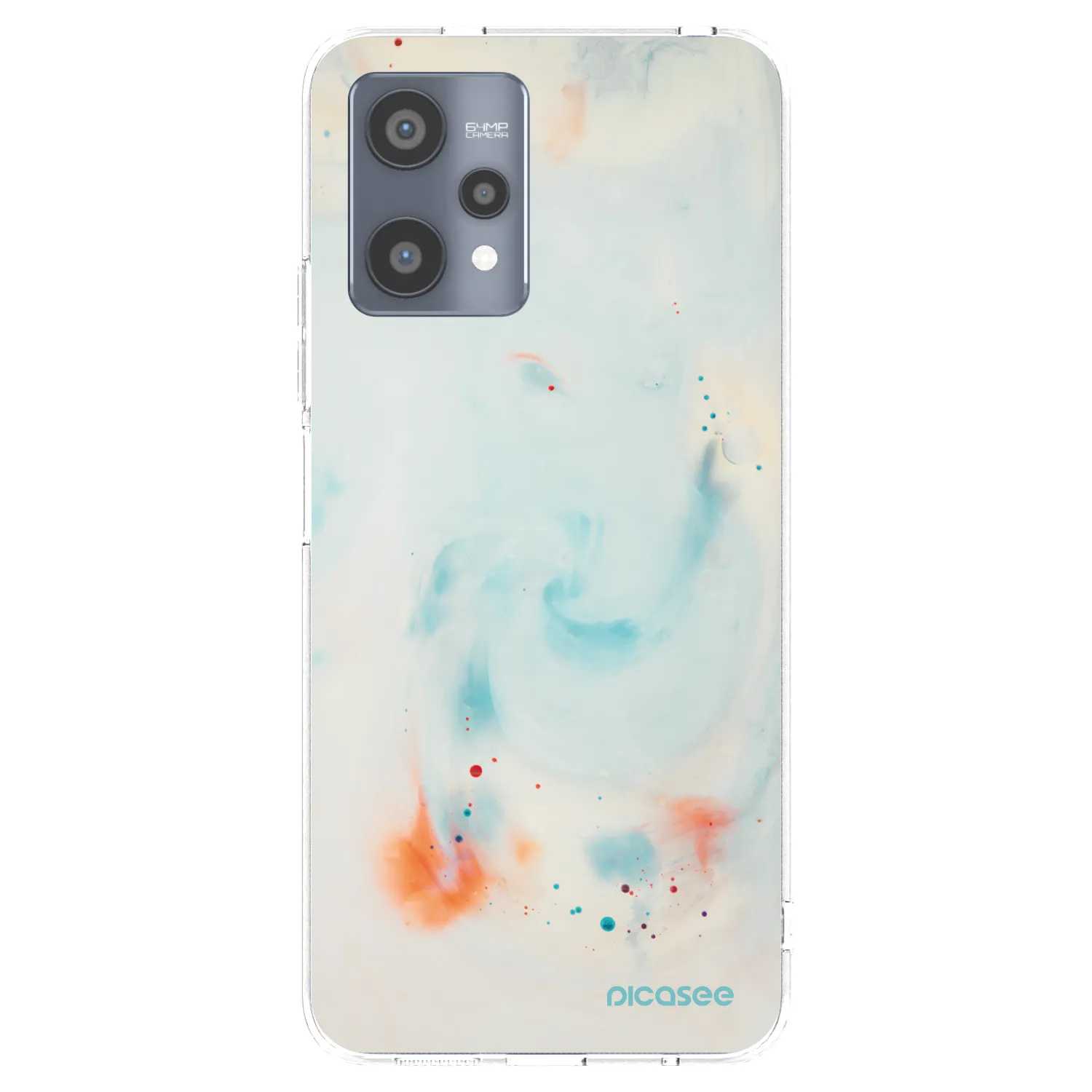 Picasee silikonowe przeźroczyste etui na Realme 9 Pro 5G - Splash