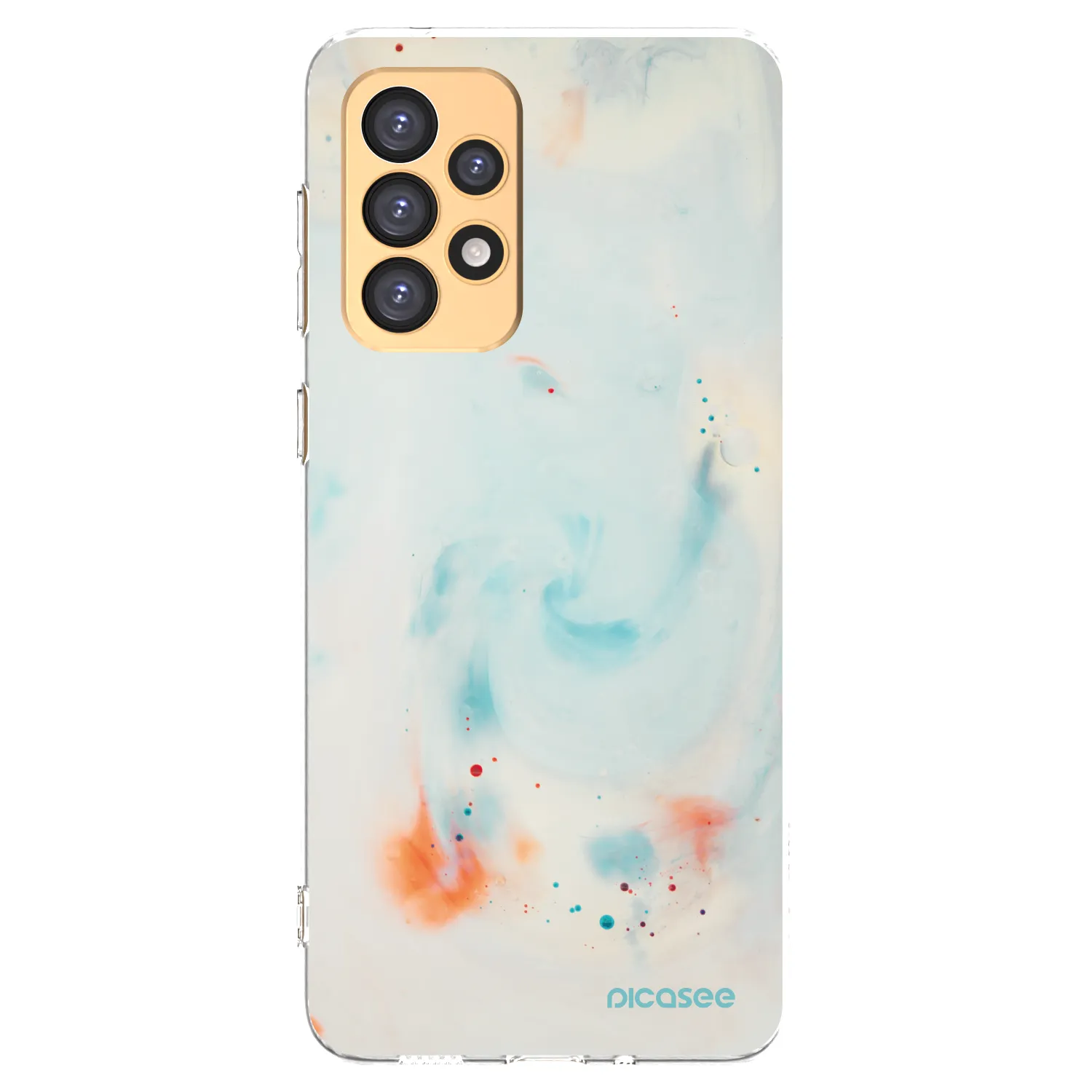 Picasee silikonowe przeźroczyste etui na Samsung Galaxy A33 5G A336 - Splash