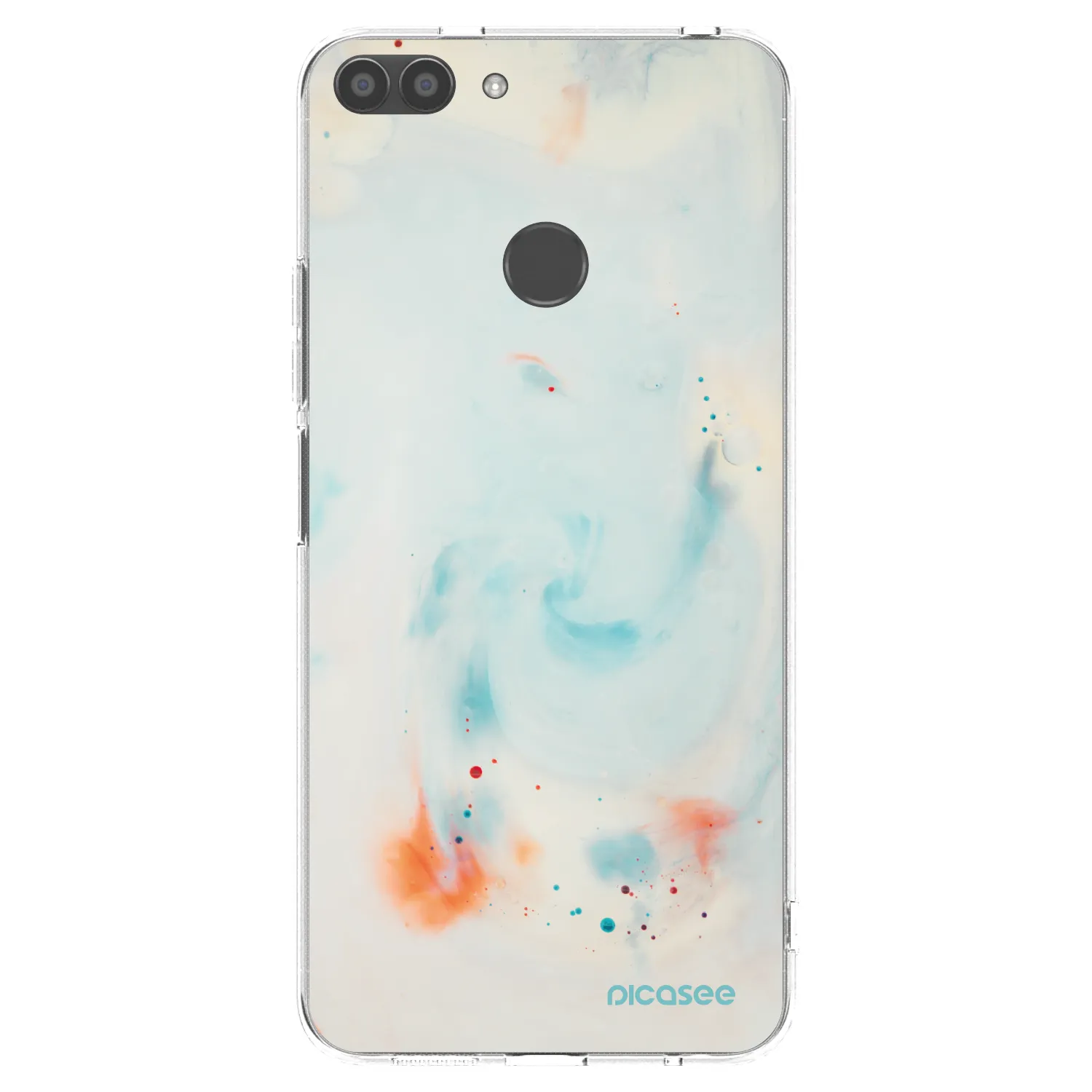 Picasee silikonowe przeźroczyste etui na Huawei P Smart - Splash