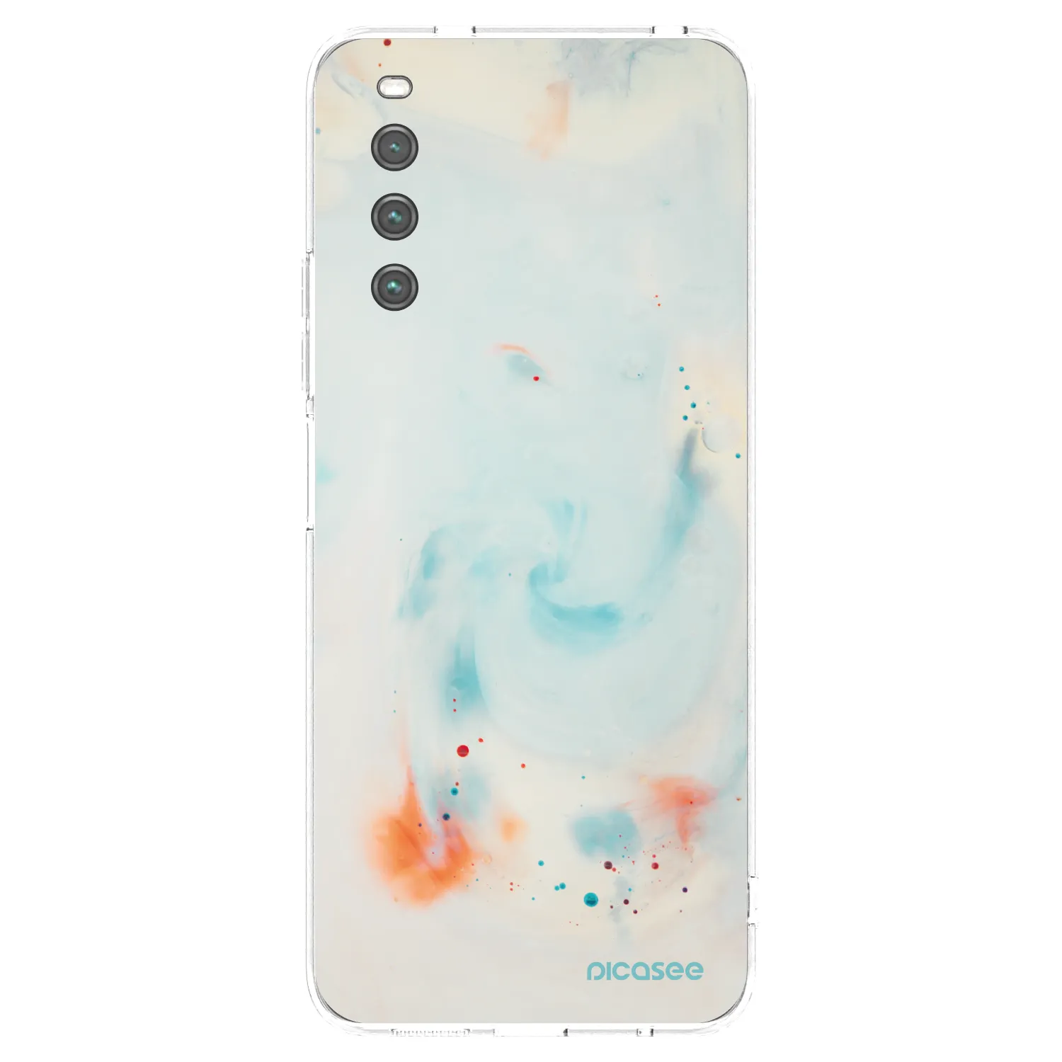 Picasee silikonowe przeźroczyste etui na Sony Xperia 10 IV 5G - Splash