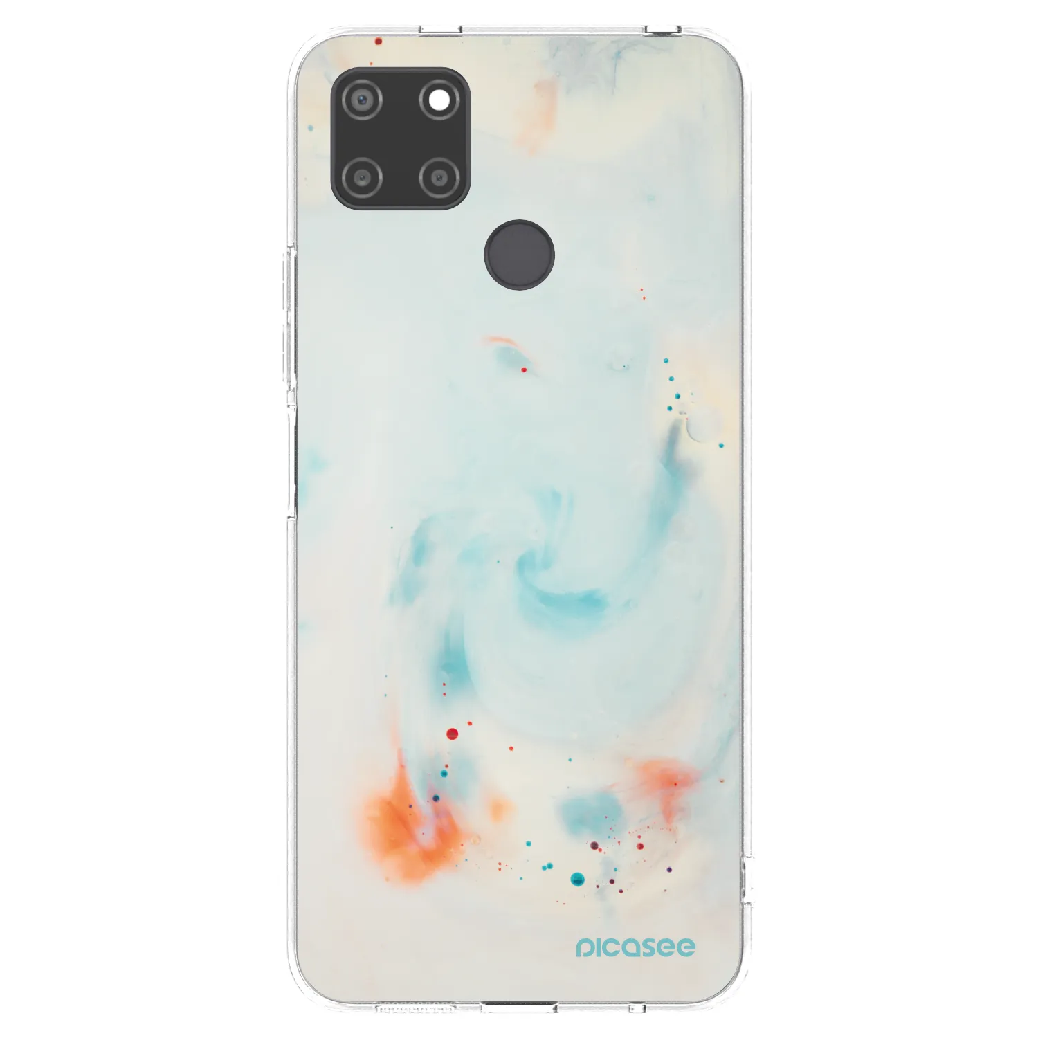 Picasee silikonowe przeźroczyste etui na Realme C21Y - Splash