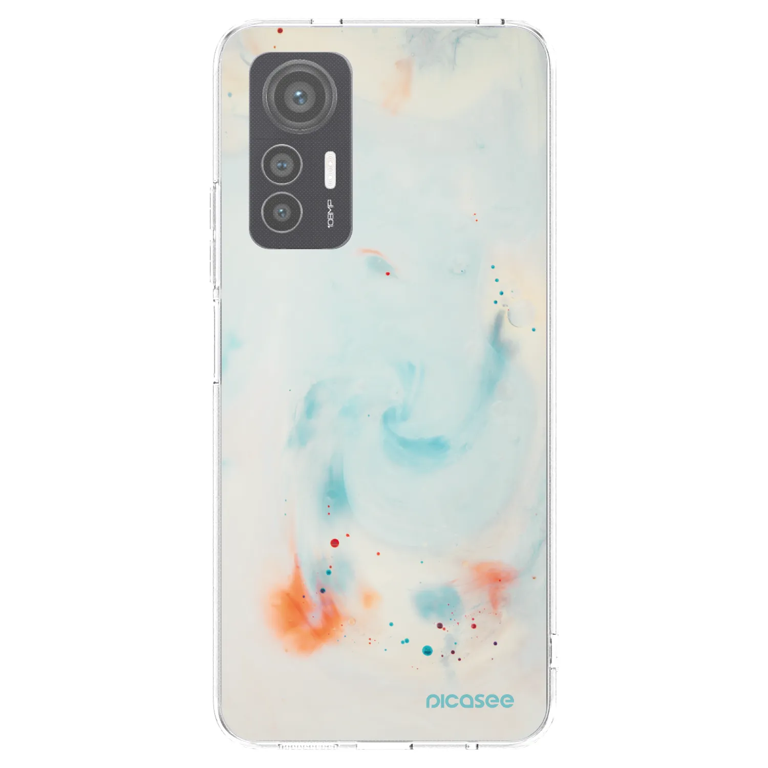 Picasee silikonowe przeźroczyste etui na Xiaomi 12 Lite - Splash