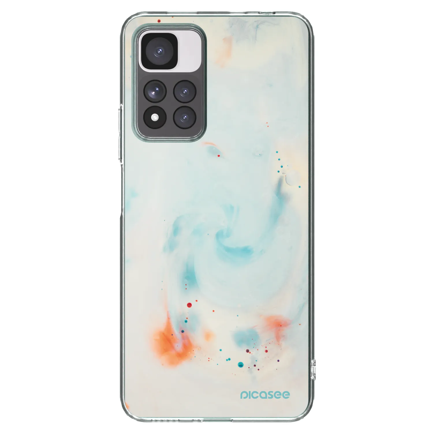 Picasee silikonowe przeźroczyste etui na Xiaomi Redmi Note 11 Pro+ 5G - Splash