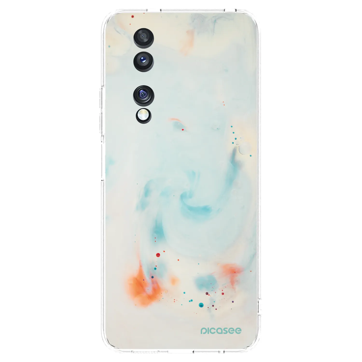 Picasee silikonowe przeźroczyste etui na Honor 70 - Splash