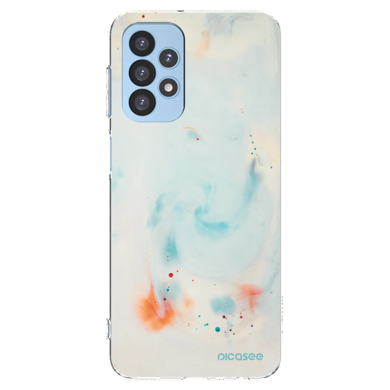 Picasee silikonowe przeźroczyste etui na Samsung Galaxy A23 A235F 4G - Splash
