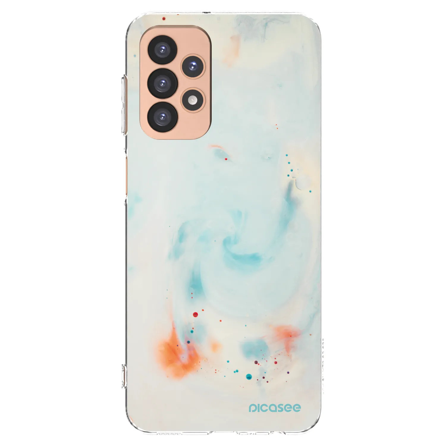 Picasee silikonowe przeźroczyste etui na Samsung Galaxy A23 A236B 5G - Splash