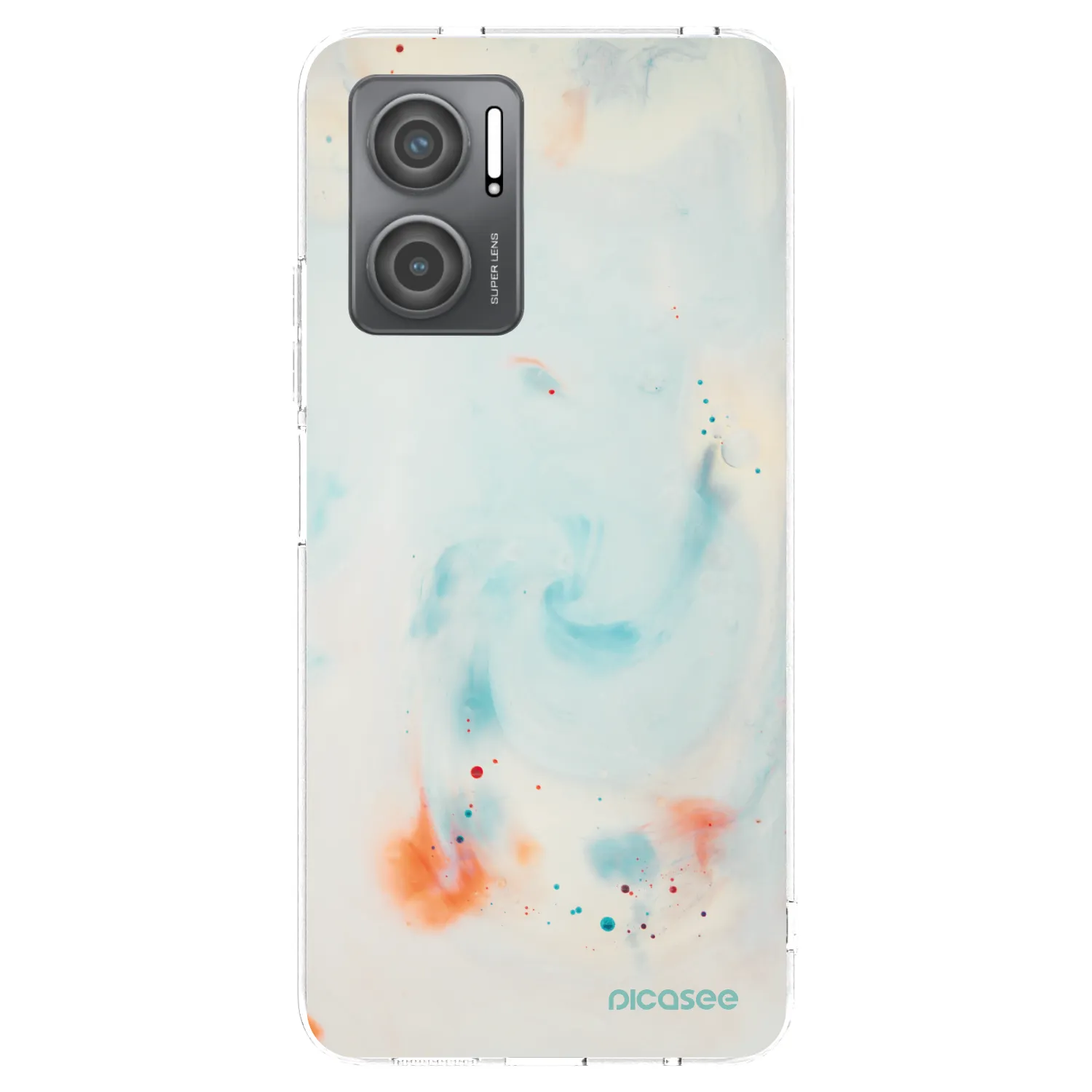 Picasee silikonowe przeźroczyste etui na Xiaomi Redmi 10 5G - Splash