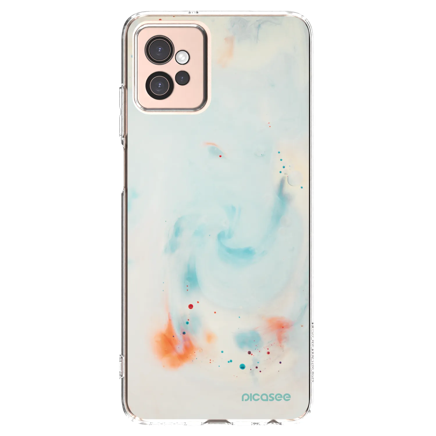 Picasee silikonowe przeźroczyste etui na Motorola Moto G32 - Splash