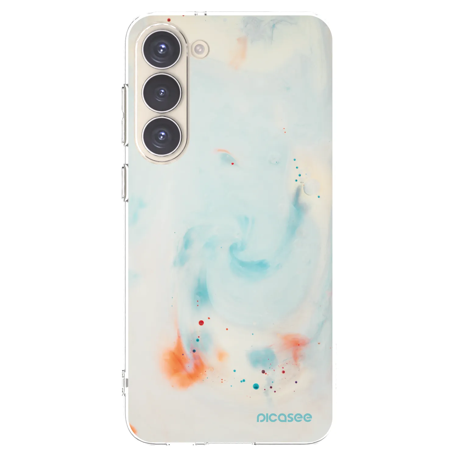 Picasee silikonowe przeźroczyste etui na Samsung Galaxy S23+ 5G - Splash