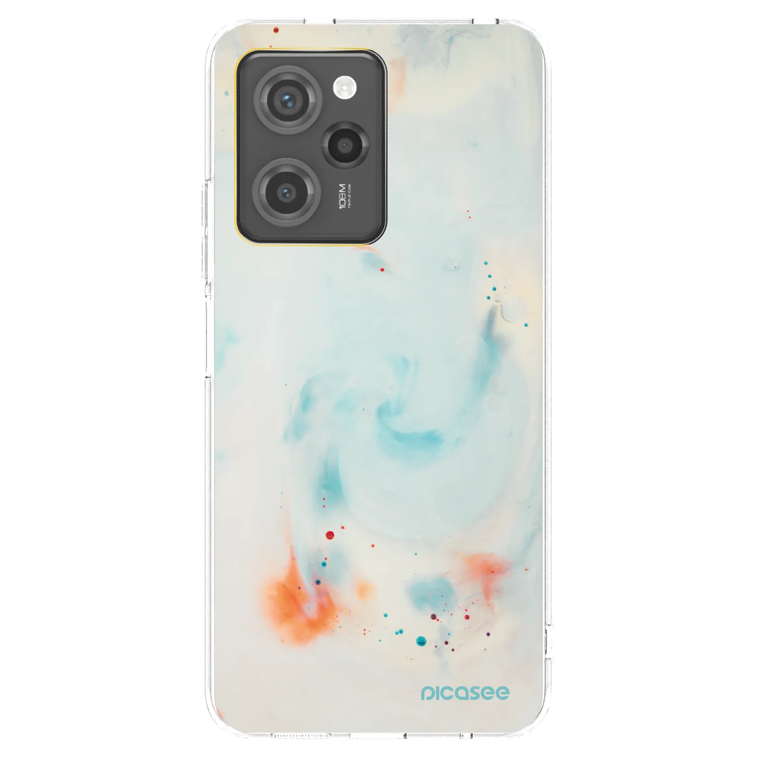Picasee silikonowe przeźroczyste etui na Xiaomi Poco X5 Pro - Splash