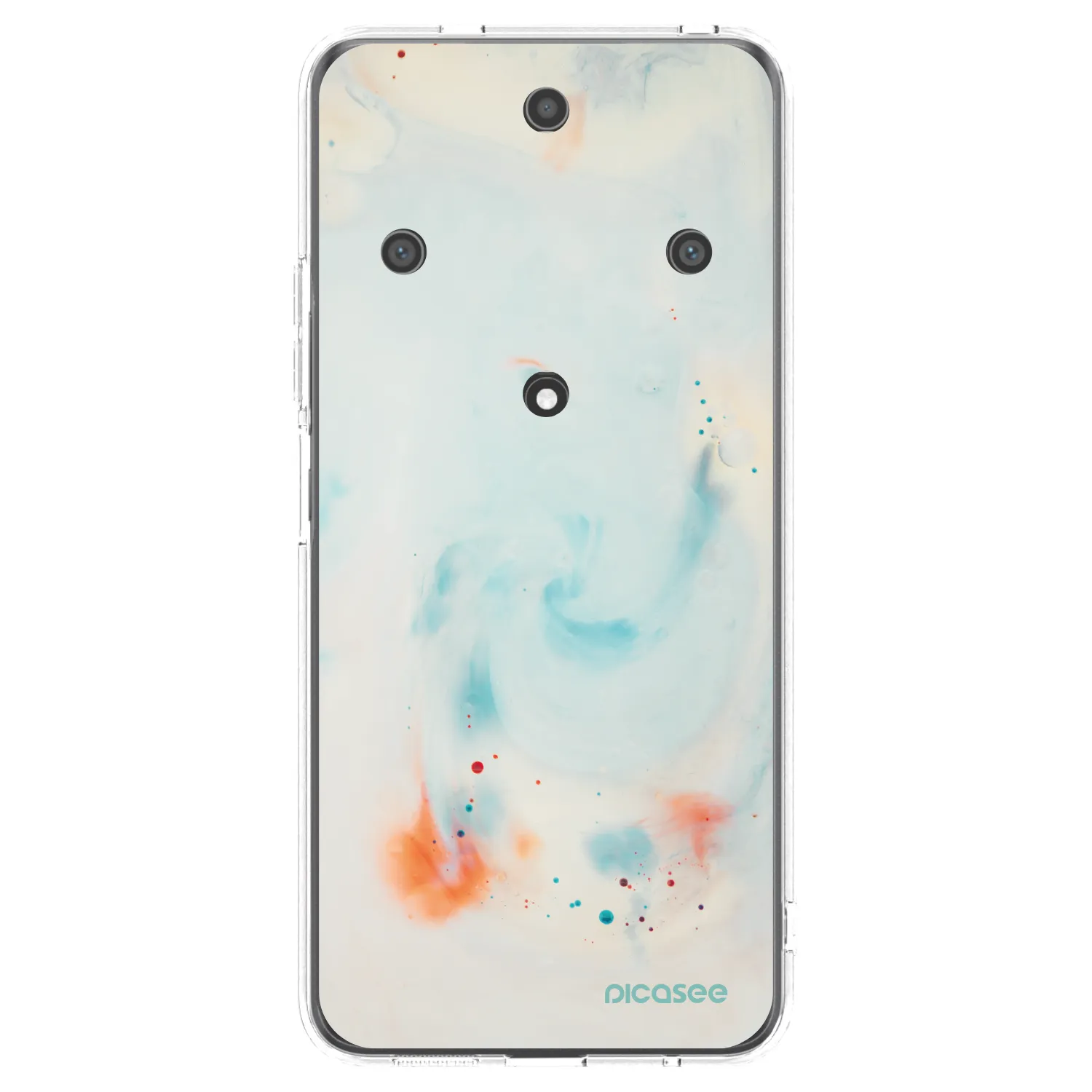 Picasee silikonowe przeźroczyste etui na Honor Magic5 Lite 5G - Splash