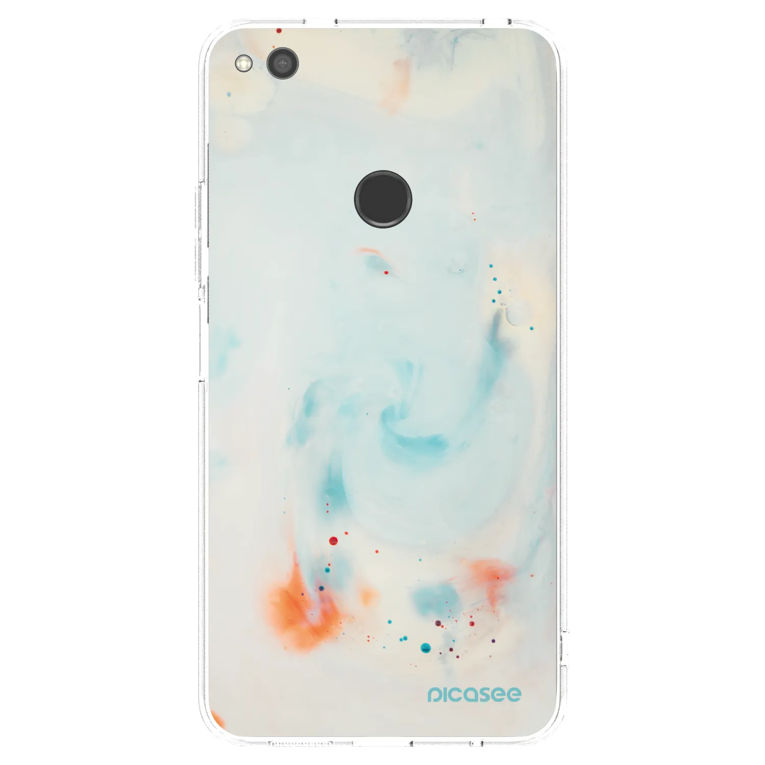 Picasee silikonowe przeźroczyste etui na Huawei P9 Lite 2017 - Splash