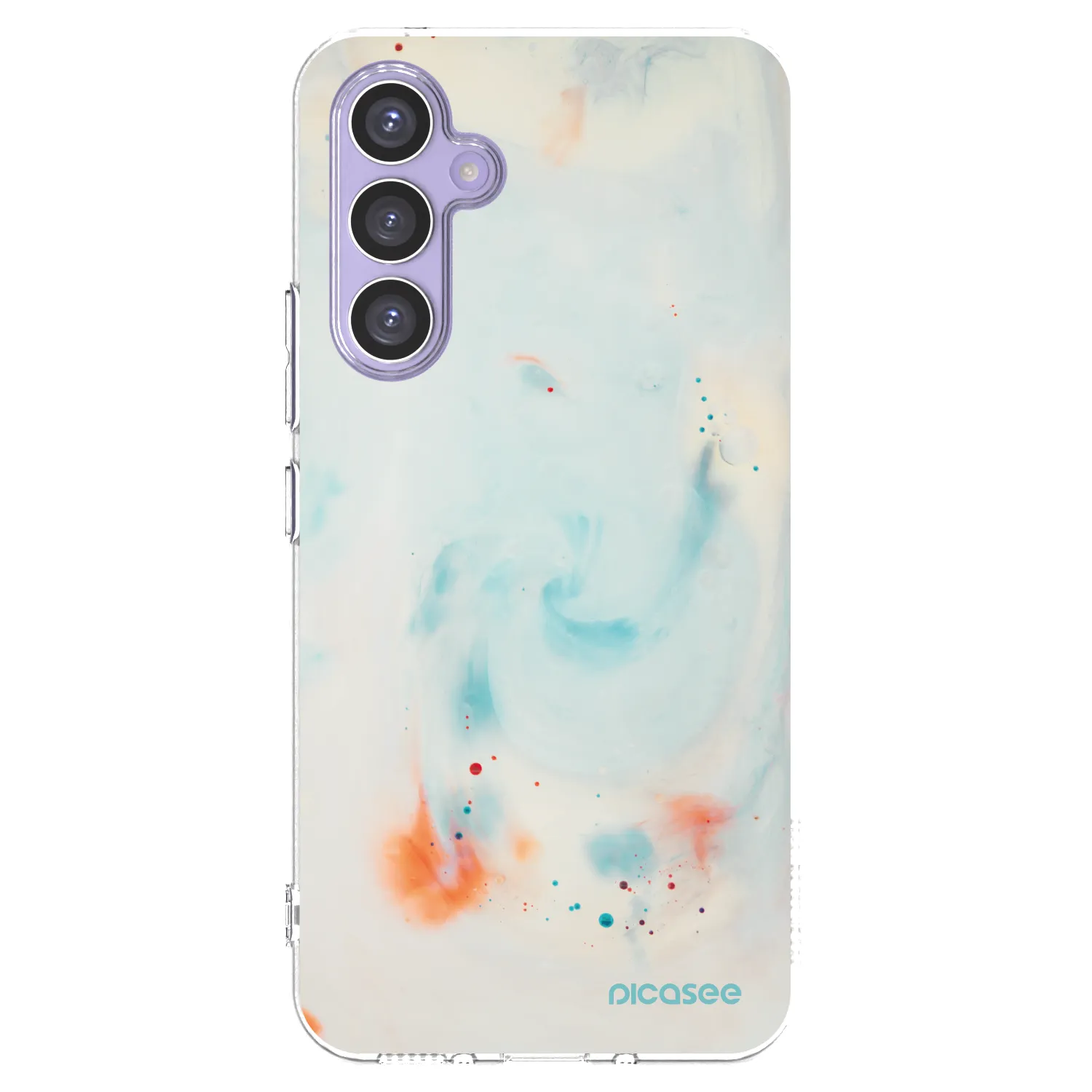 Picasee silikonowe przeźroczyste etui na Samsung Galaxy A54 5G A546B - Splash
