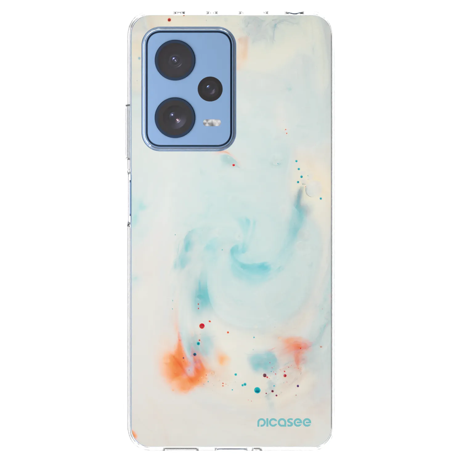Picasee silikonowe przeźroczyste etui na Xiaomi Redmi Note 12 Pro 5G - Splash