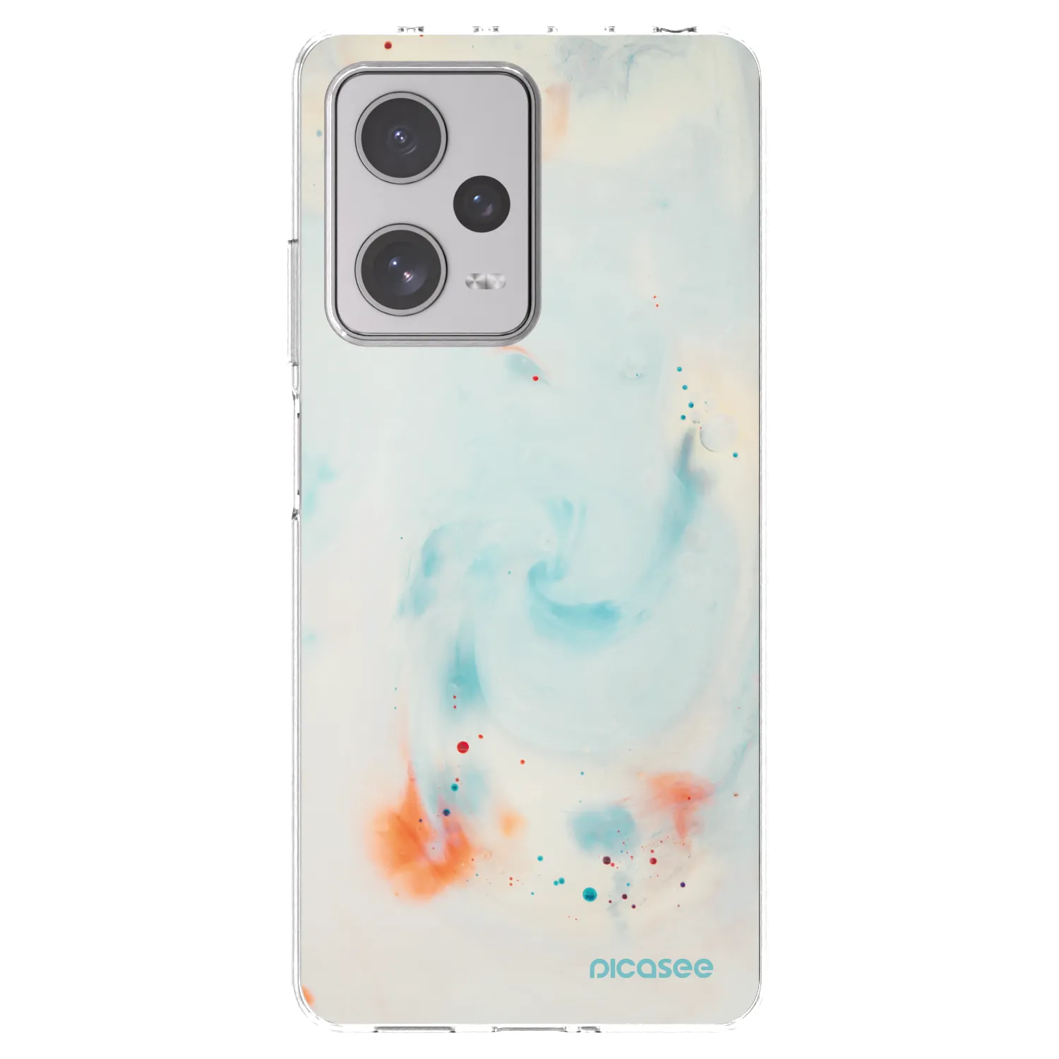 Picasee silikonowe przeźroczyste etui na Xiaomi Redmi Note 12 Pro+ 5G - Splash