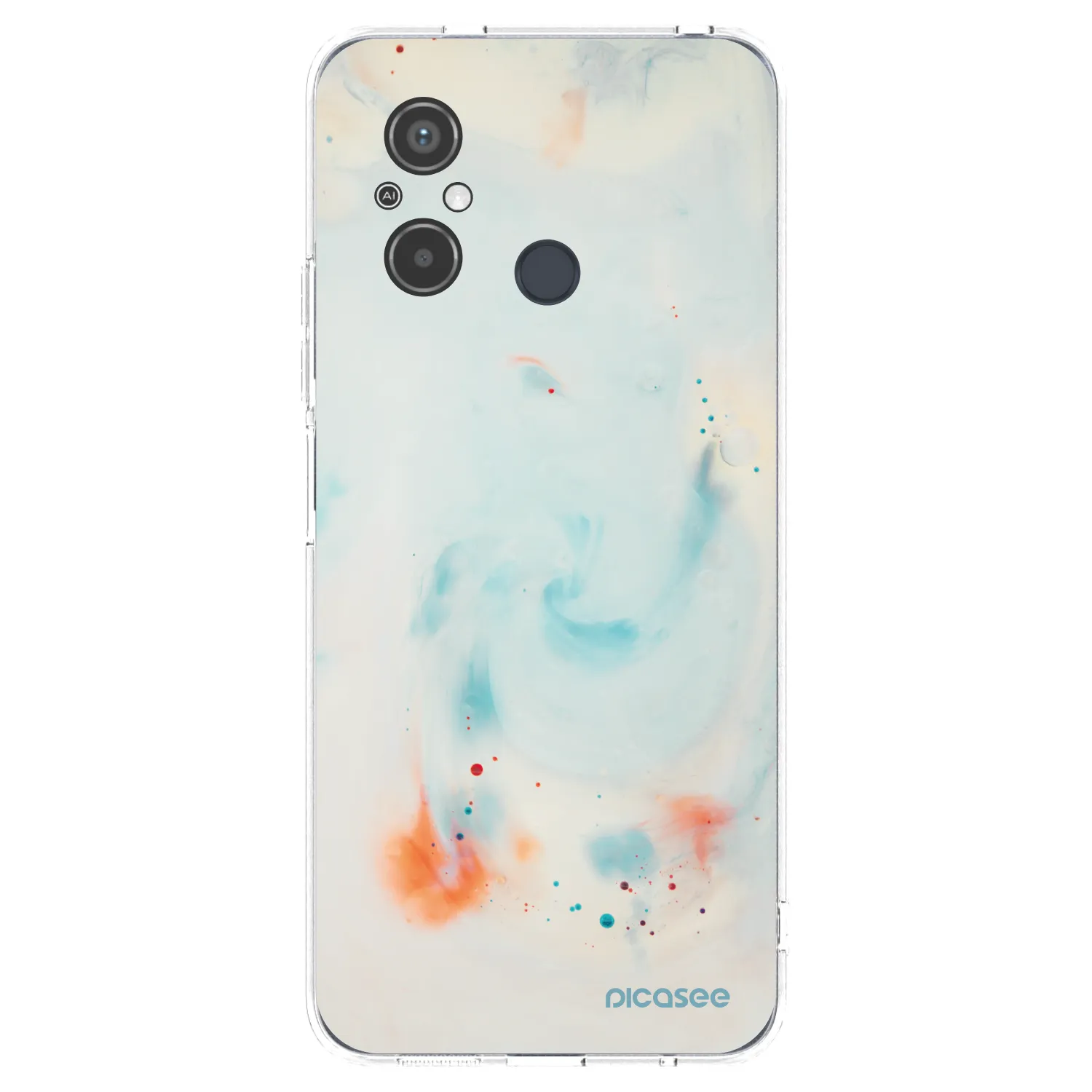 Picasee silikonowe przeźroczyste etui na Xiaomi Redmi 12C - Splash