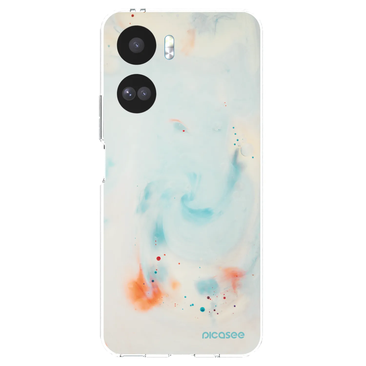 Picasee silikonowe przeźroczyste etui na Honor 90 Lite 5G - Splash